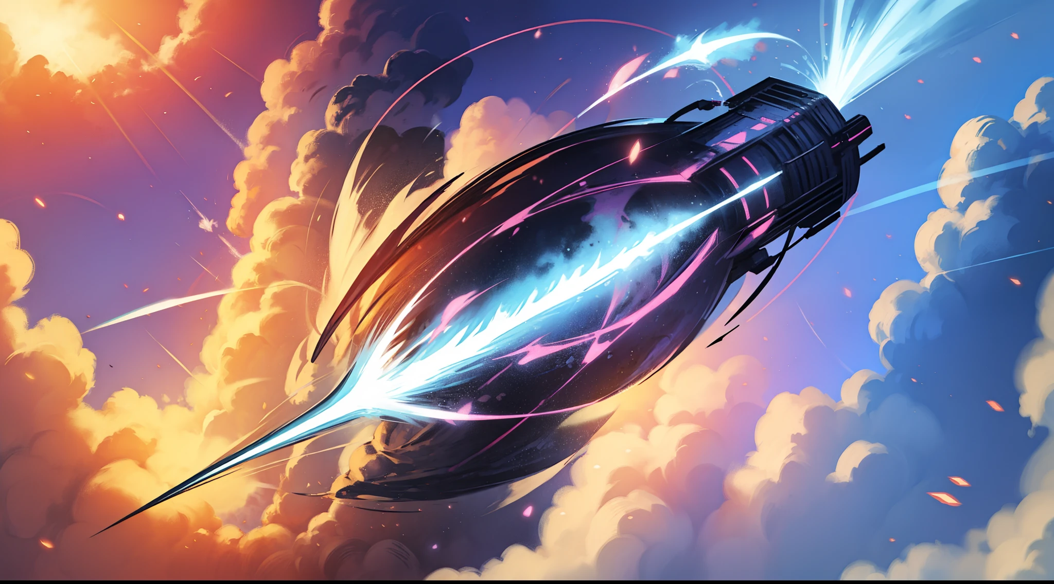dream magical、fantasy、Huge energy and light radiation -16:9 --auto --s2