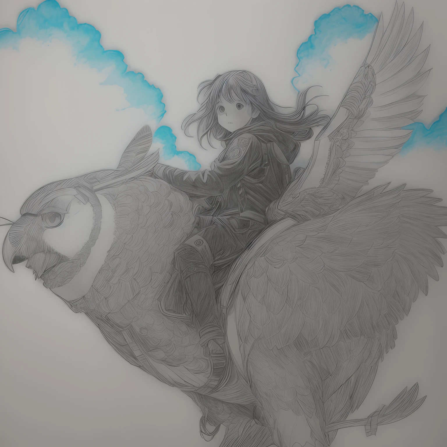 an anime line drawing of linus_sebastian,