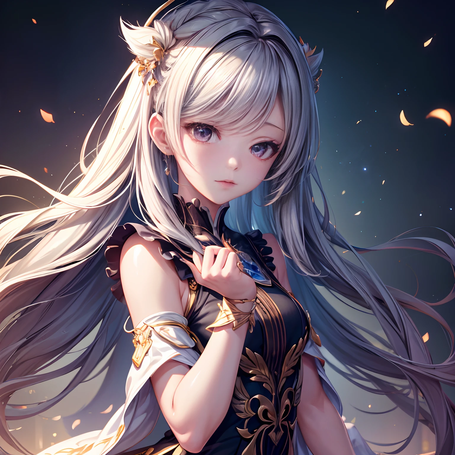 (Extremely detailed Cg Unity 8K wallpaper), most beautiful artwork in the world, 1girll, Upper body,Kpop idol,