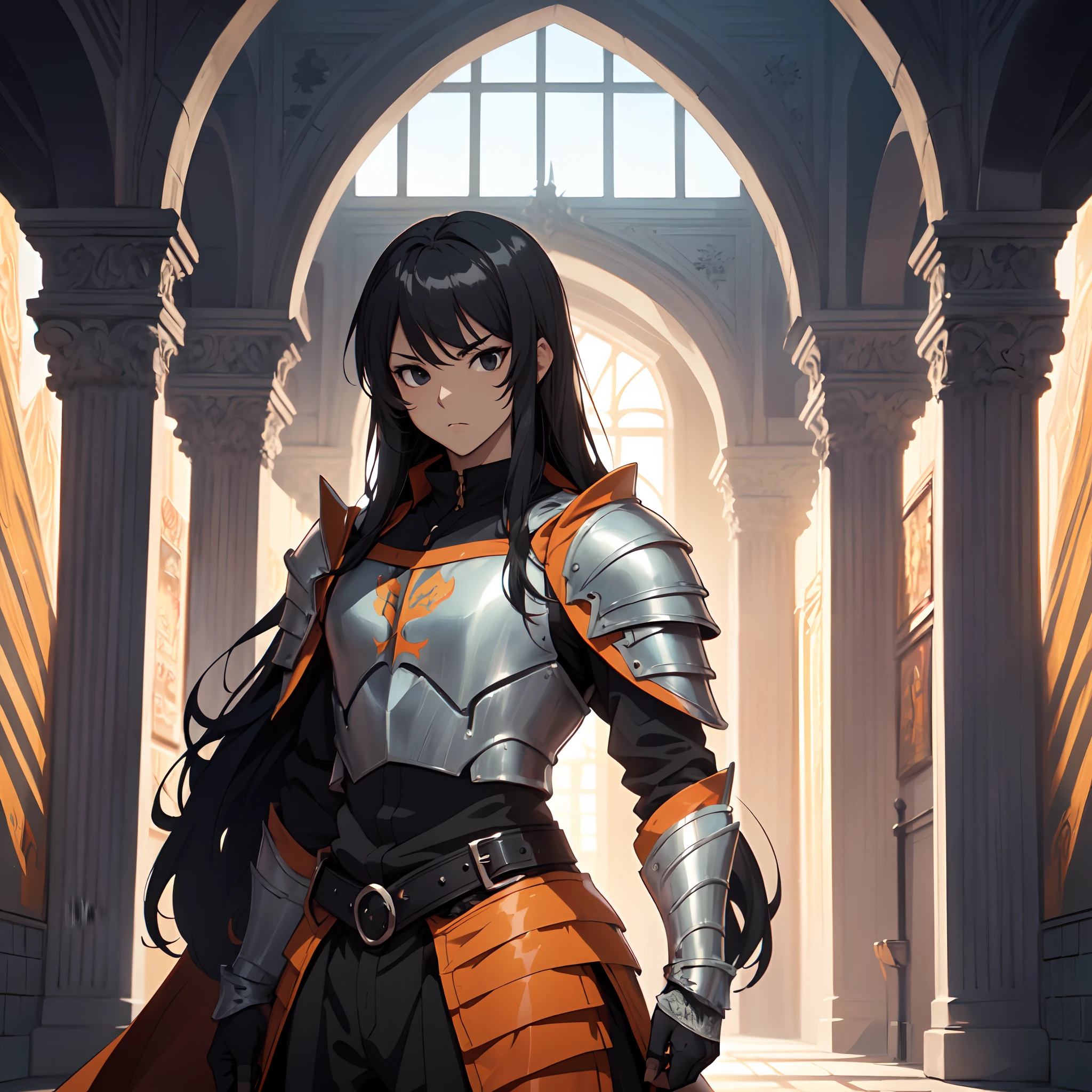 128K Ultra High Definition,
128K Ultra High Quality,
128K Ultra High Resolution,
Best Definition,
Best Quality,
Best Resolution,
Perfectly Detailed,
Perfectly Designed,
Extremely Detailed,
Extremely Designed,
Hyper Detailed,
Hyper Definition,
Hyper Quality,
Hyper Resolution,
Masterpiece,
(((Anime))),
Body Shot,
(((Boy))),
Handsome,
Muscular Body,
(((Black Long Hair))),
(((Black Eyes))),
(((Hyper Detailed & Perfectly Designed With Ultra High Quality Orange Warlord Armor))),
(((Inside Of Medieval Royal Palace Background Scenery))),
