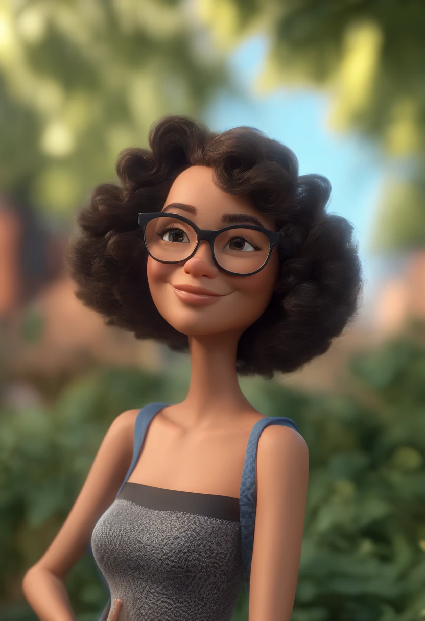 Cartoon character of a man wearing black glasses and a blue shirt, um personagem animado, Caractere estilizado, animation style rendering, 3D estilizado, Arnold Maya render, 3 d render stylized, toon render keyshot, Personagem 3D, Personagem 3D, 3d rendering stylized, 3 d character render, personagem de desenho animado, Personagem de close up, Pose de personagem, (Estilo Pixar) (master part:1.2) (Bokeh) (best quality) (pele detalhada) (textura detalhada) (8k) (argila) (Cinematic lighting) (foco nítido,Senta e vaza a parte superior do corpo