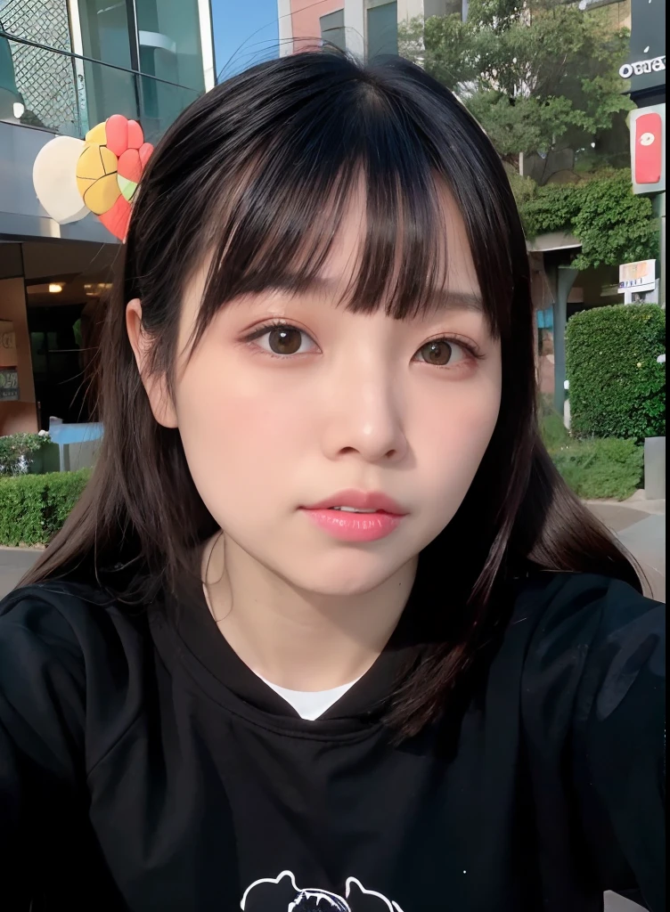 Araphedo woman with long black hair and green hoodie, popular south korean makeup, Young adorable Korean face, Popular Korean Makeup, korean face features, with round face, young cute wan asian face, sakimichan, ulzzangs, 8K selfie photo, wan adorable korean face, the face of a beautiful Japanese girl, beautiful aesthetic face, small heart - shaped face