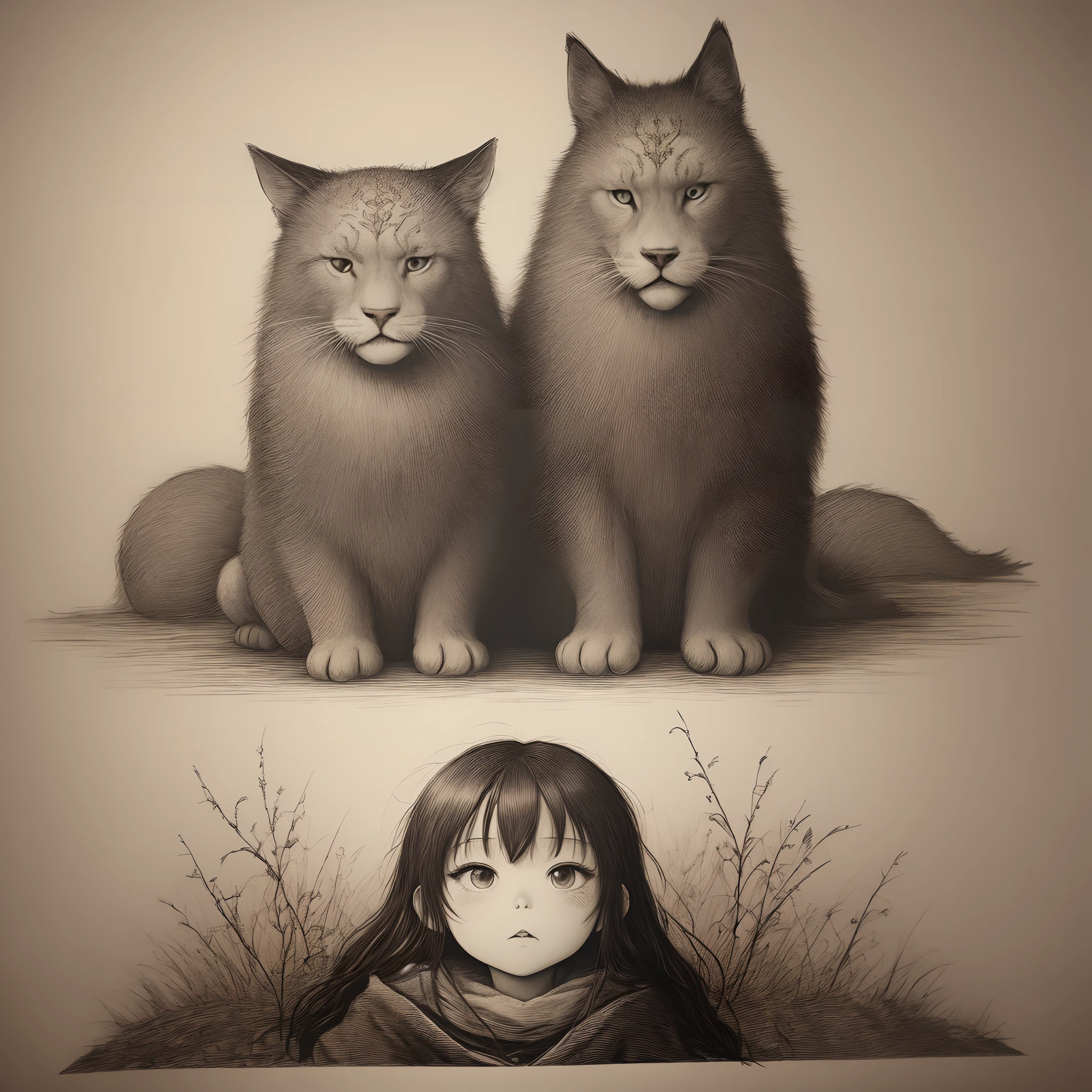 Rakko simple etchings