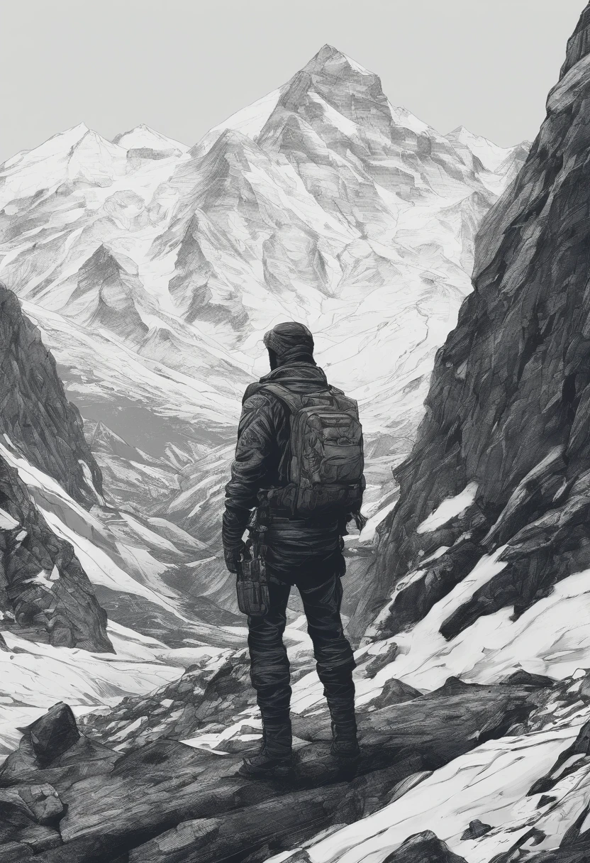Homem de costas mexendo no computador, day trader, investidor, graficos, Deep dive into the Swiss Alps