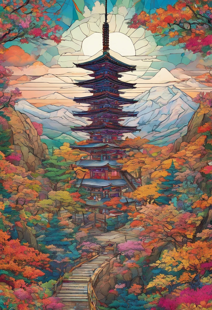 Japan Peak、Reaching the summit、beautful view、 amazing composition, Climb to the top、You can see the top、Arrive at the summit、Summit of Mt、Reaching、Base、Secret base、discovery、hideout、covert、Don't get caught、Advanced、Japan's Secret Base、Japan spacecraft、Secrets of Japan、Japanese landscape、