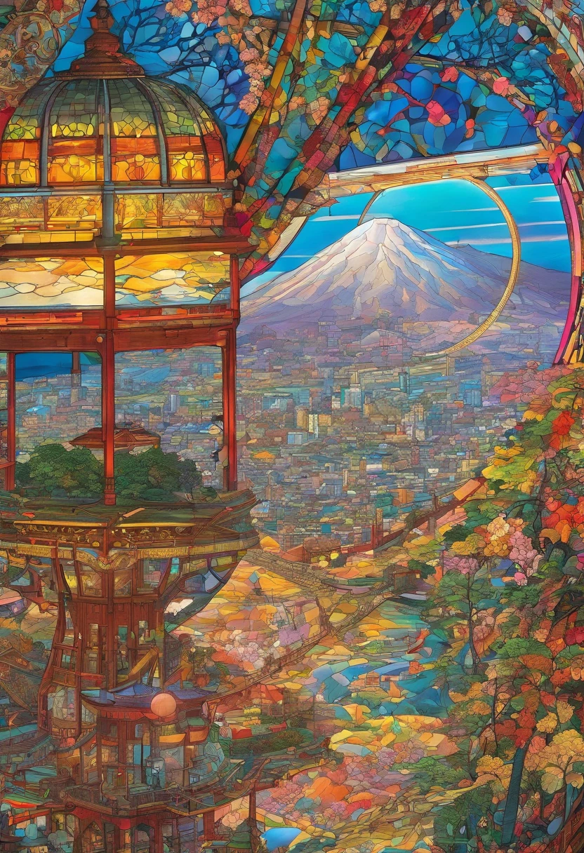 Japan Peak、Reaching the summit、beautful view、 amazing composition, Climb to the top、You can see the top、Arrive at the summit、Summit of Mt、Reaching、Base、Secret base、discovery、hideout、covert、Don't get caught、Advanced、Japan's Secret Base、Japan spacecraft、Secrets of Japan、Japanese landscape、