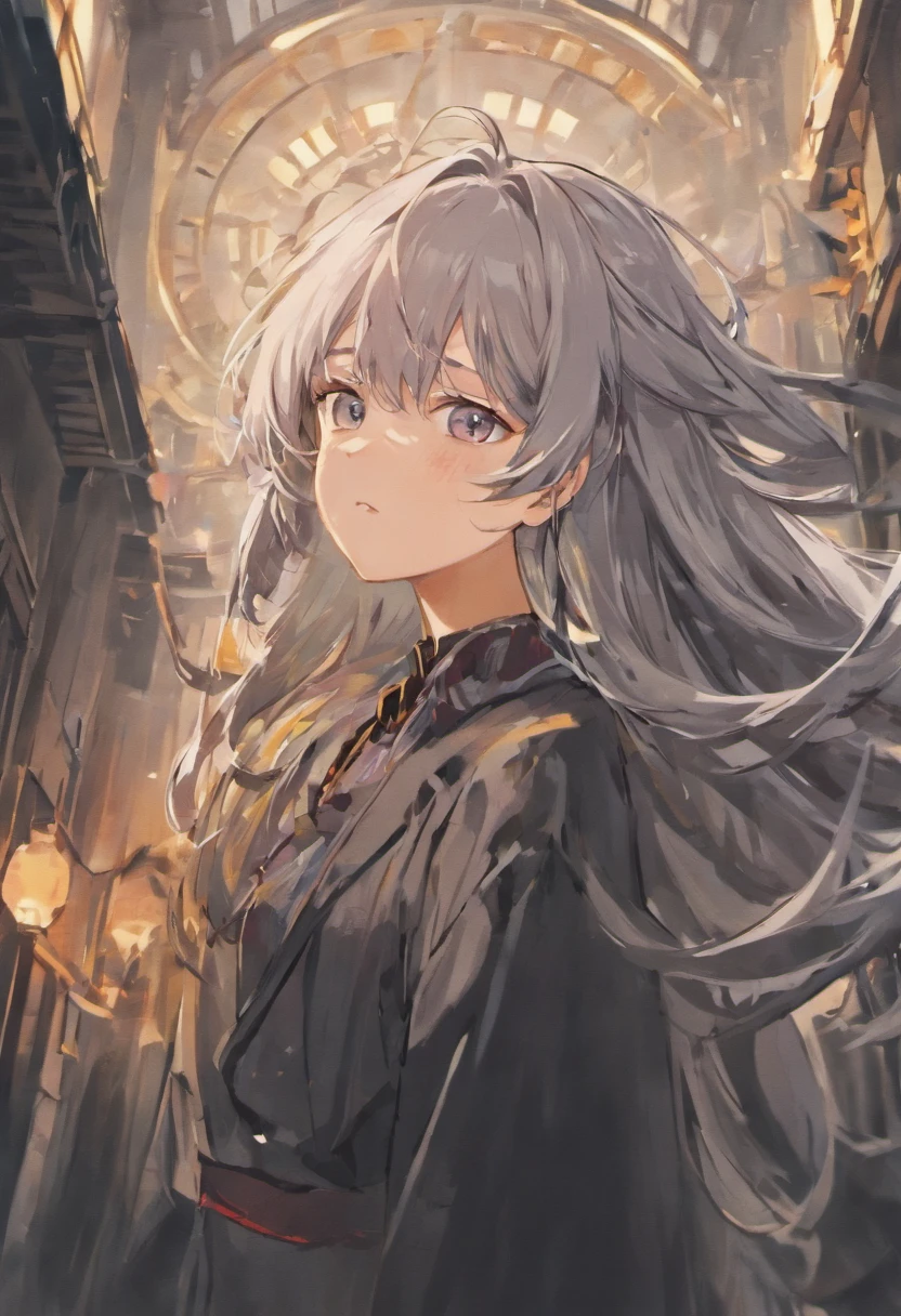 With gray hair,With long hair,Old man's,masculine,wang