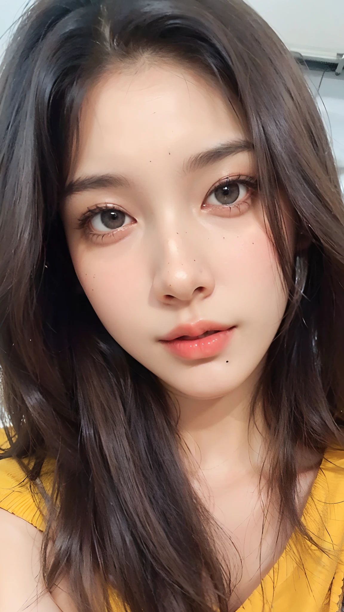 ((Realistic lighting, Best quality, 8K, Masterpiece: 1.3)), Clear focus: 1.2, 1girl, Perfect body beauty: 1.4, Slim abs: 1.1, ((Dark brown hair, Big breasts: 1.3)), (, White stockings: 1.2,), (Outdoor, night: 1.1), City streets, Super fine face, fine eyes, Double eyelids, , Lying on bed, open legs, one leg raised