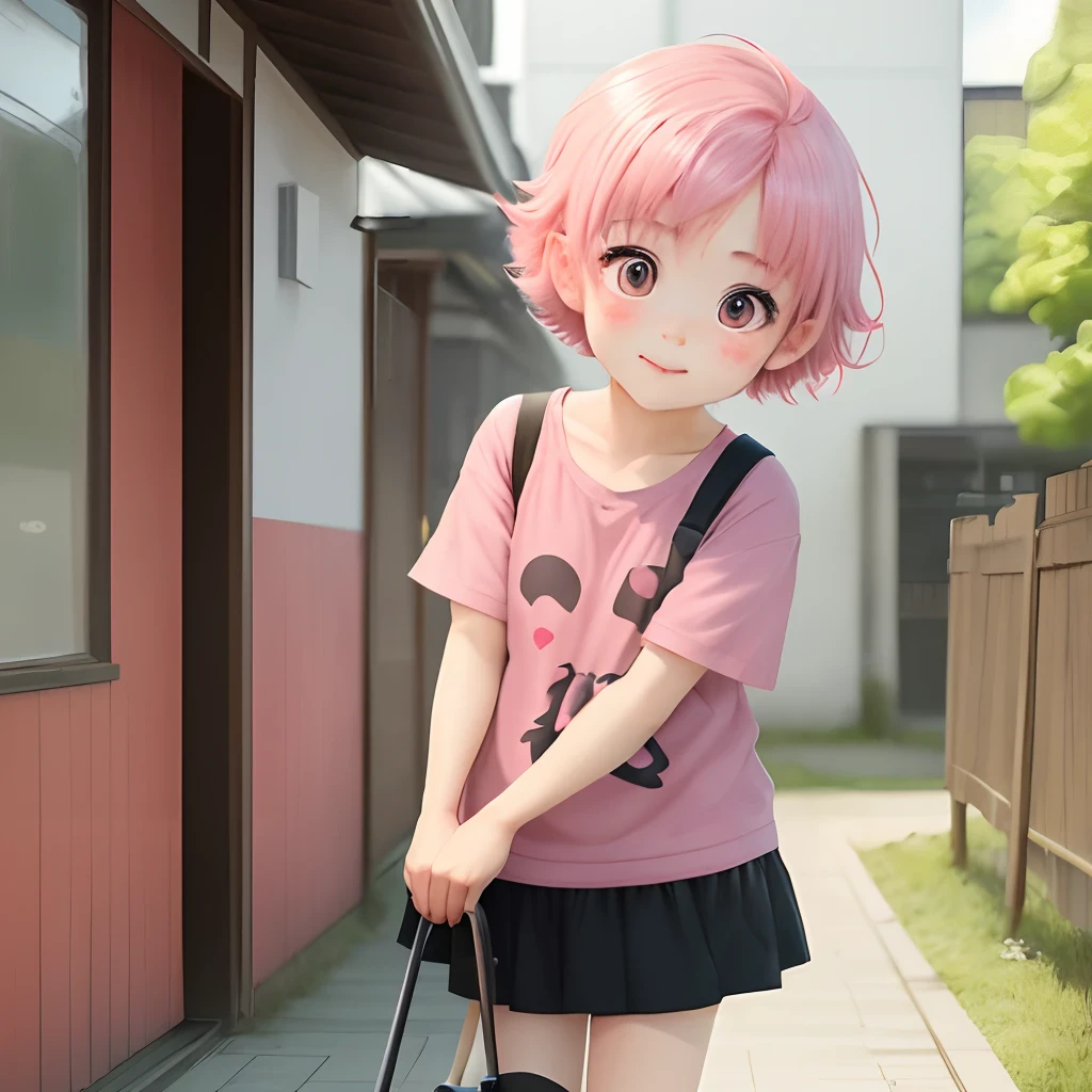 Pink Hair, Odd Eye, Cute, Heart, 2D, Short Stature, Chemo Ears, Yumekawa