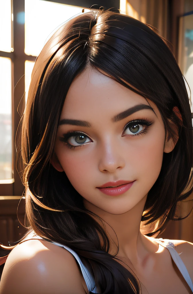 sfw, (photo:2), (soigne sexy girl:1), (hyper realistic:1), (highly detailed:1), (epic realistic:1), rim light, (maximum details:1), cozy, (hot:1), (fullbody:1), (looking at viewer:2), (Woman's Attractive Qualities:1), (Attractive Woman:1), (Attractive:1), Smile, Intelligence, Empathy, Gracefulness, Sense of Style, Fitness, Grooming, Optimism, Sensitivity, Sincerity, Romantic Gestures, Playfulness, Fashion Sense, Sensuality, Charm, Modesty, Thoughtfulness, (Femininity:2), Flirtatiousness, Warmth, Physical attractiveness, A beautiful smile, A love of life, sensuality, femininity, strength and power, vulnerability, curiosity, wonder, love, connection, authenticity,
