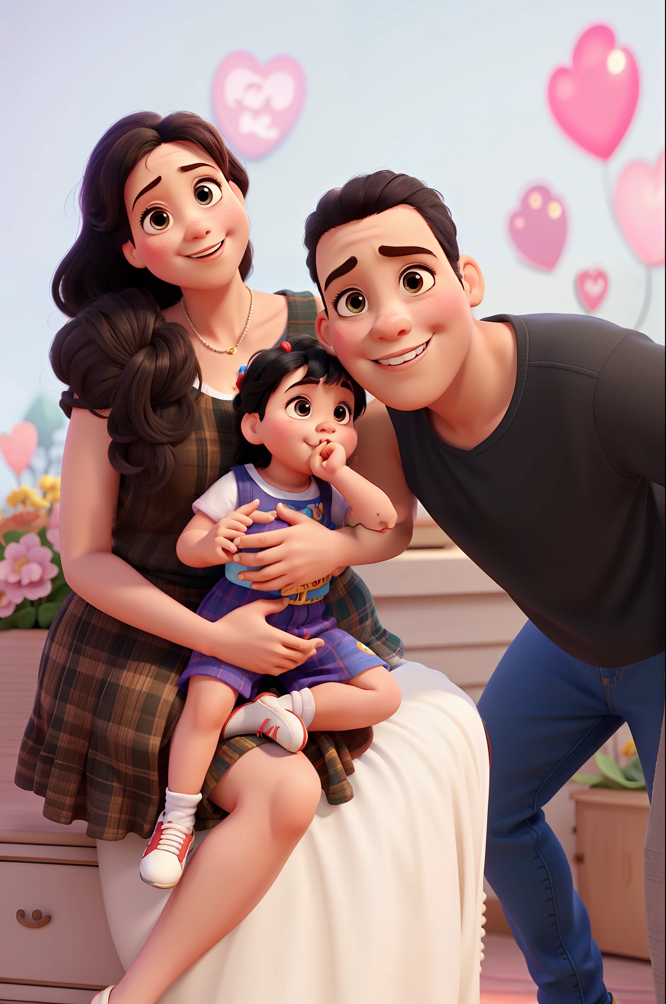 Pai, Mother Girl Small Hair, Disney pixar | |