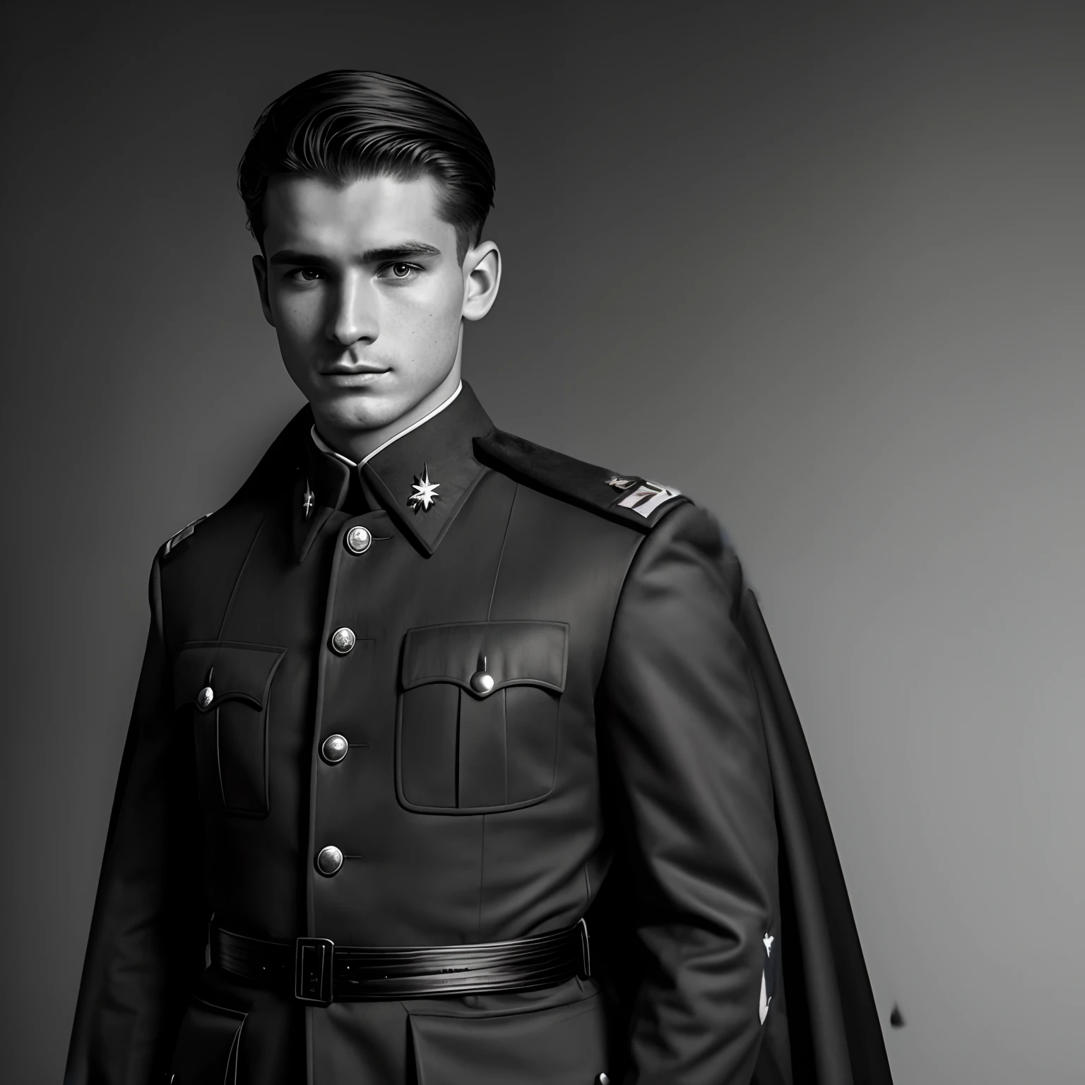 A Black military cape