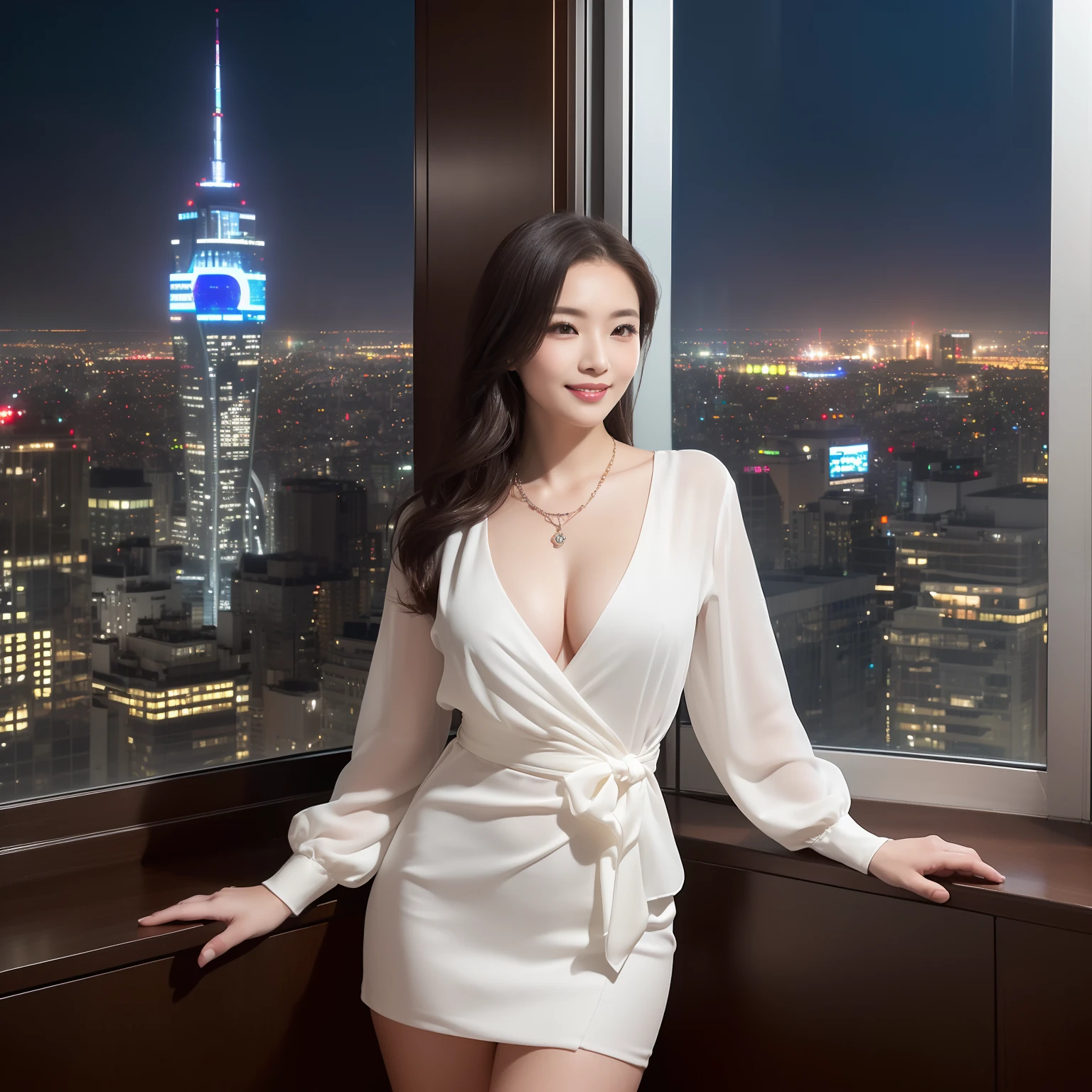 Mall，Riding an Escalator，top to bottom，40 Years Old Adult、japanese girl、Low-cut、sexy, big bust,sensitive skin、masterpiece、beautiful breasts、high quality、very beautiful、Face HD、Makeup is very light、Glowing and Beautiful Skin、Beauty of Transparency、reality、looking at the camera、skin whitening、full body shape、Yoga Wear，standing