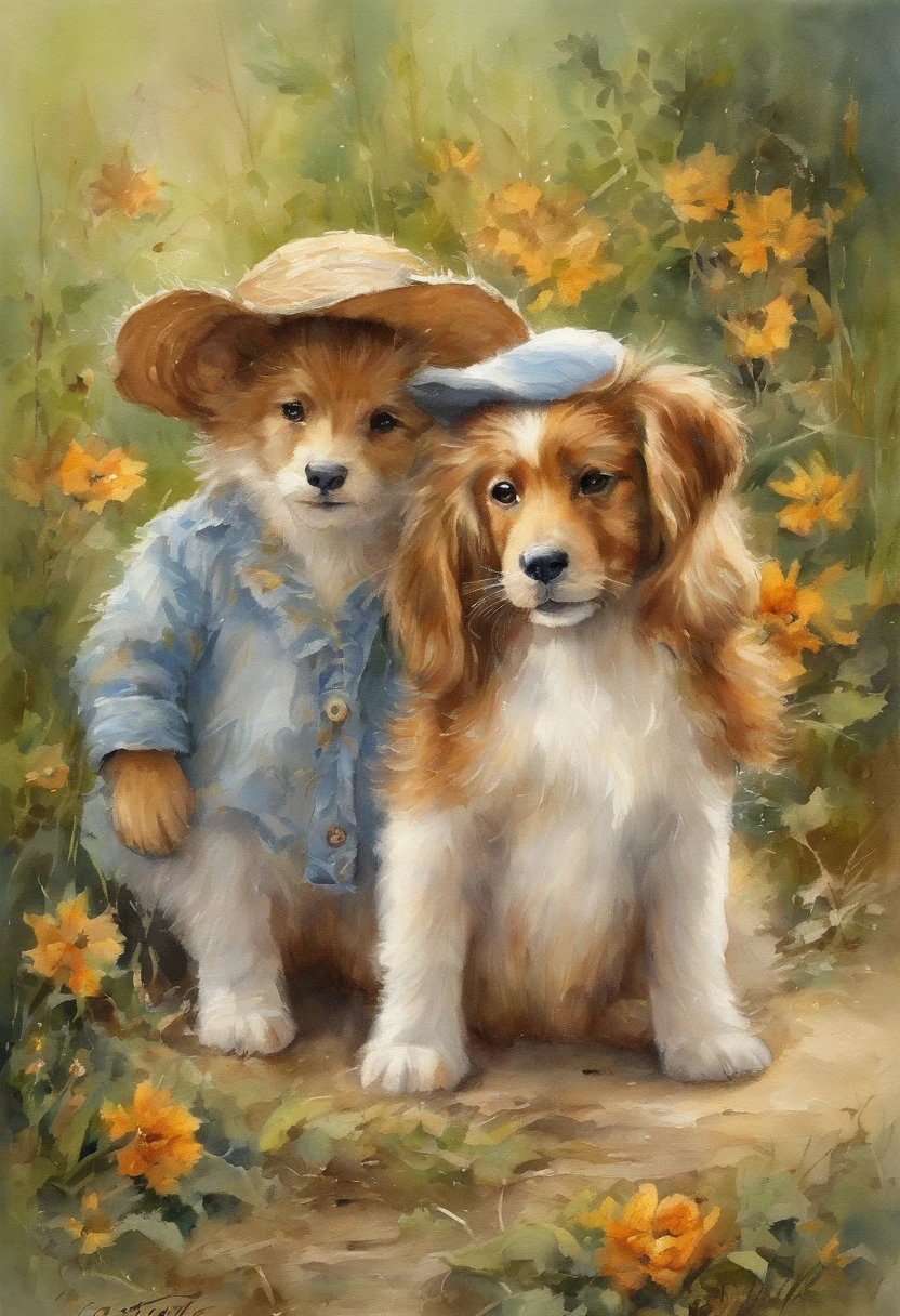 Cute little babes, Позирование viva, ((Arthur Adams style)), Palette knife oil painting, Detailed illustration, ((Best quality, tmasterpiece)), extreme hight detail, 8K