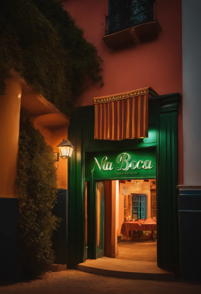 na boca