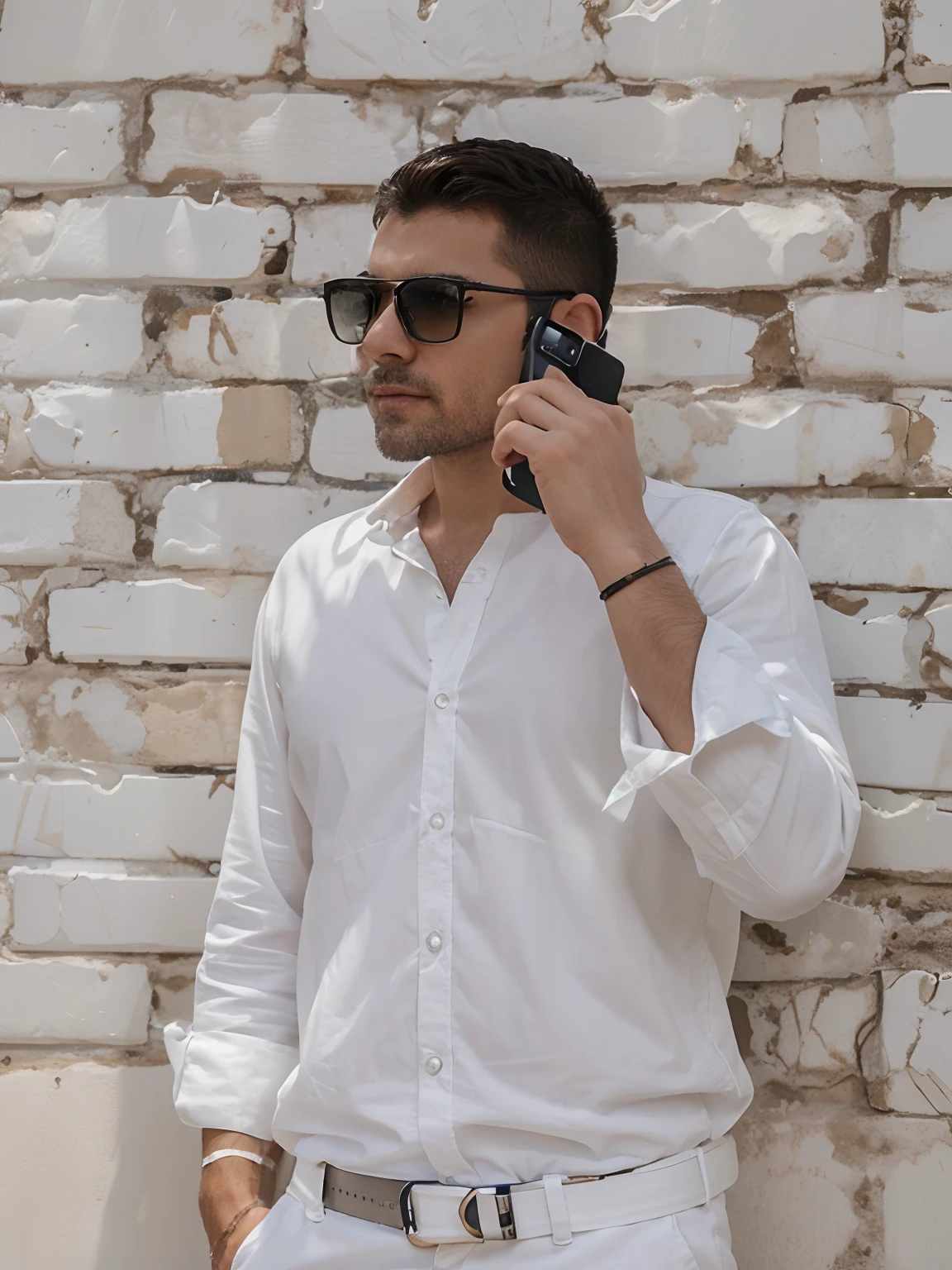 White wall in background, 4k resolution,