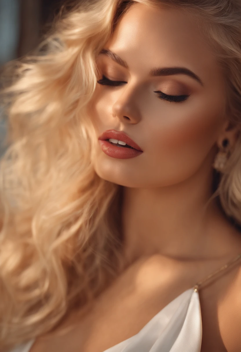 Generate a video of a blonde girl having sex