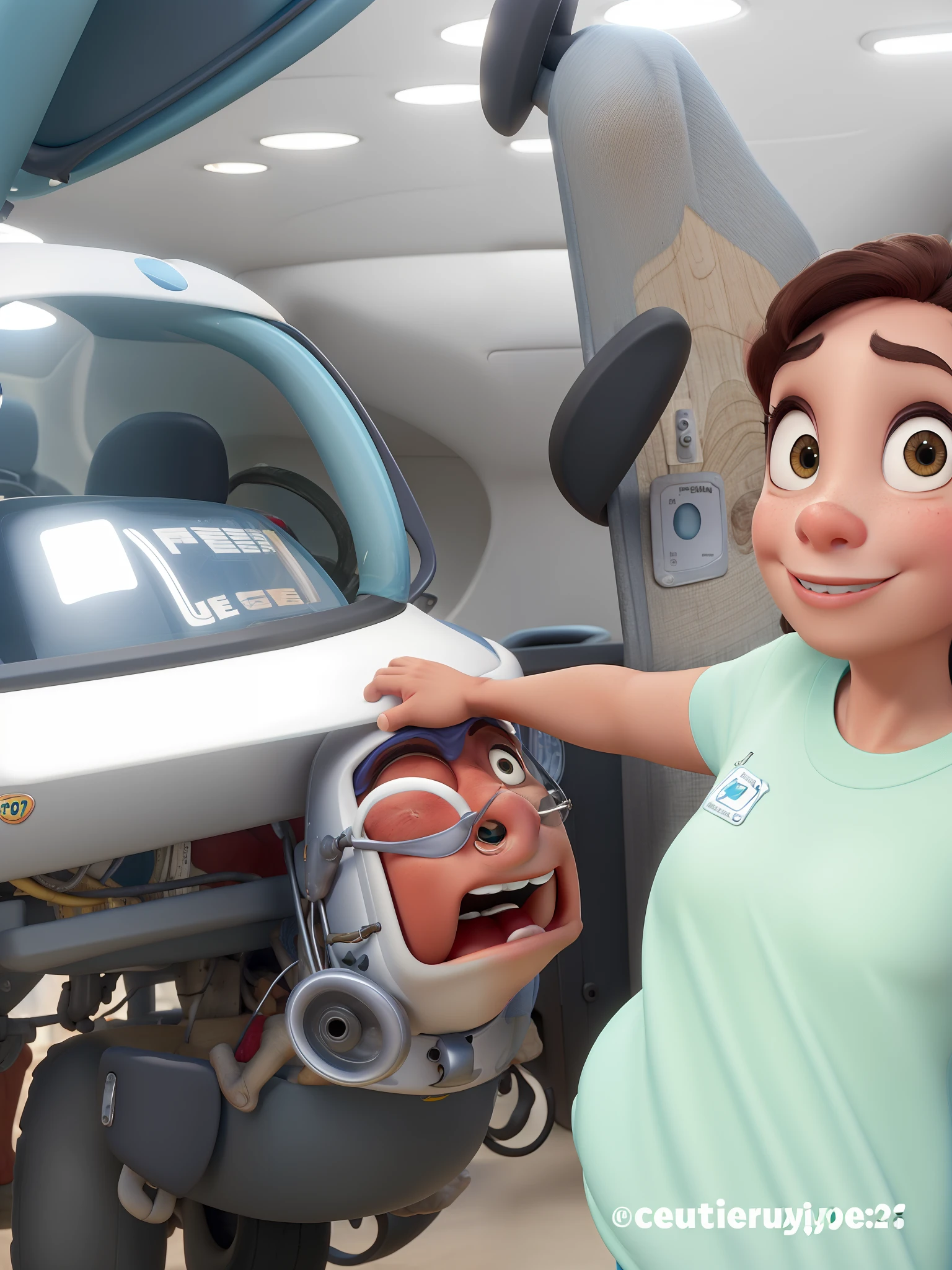 Estilo Pixar Disney melhor qualidade alta qualidade
