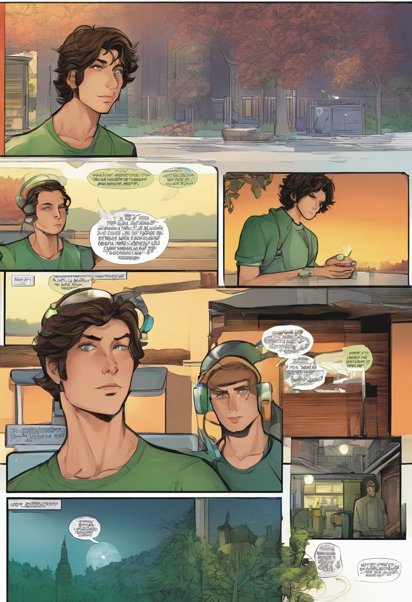 Alex Appearance Description: Alex is a slender teenager with dark hair and deep green eyes. He has a high-tech prosthetic left eye, which allows him to see in different modes, including night vision and zoom in. The prosthesis has a stylish design with an integrated LED