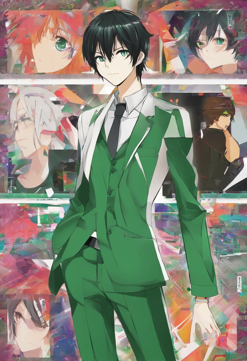 Alex Appearance Description: Alex is a slender teenager with dark hair and deep green eyes. He has a high-tech prosthetic left eye, which allows him to see in different modes, including night vision and zoom in. The prosthesis has a stylish design with an integrated LED