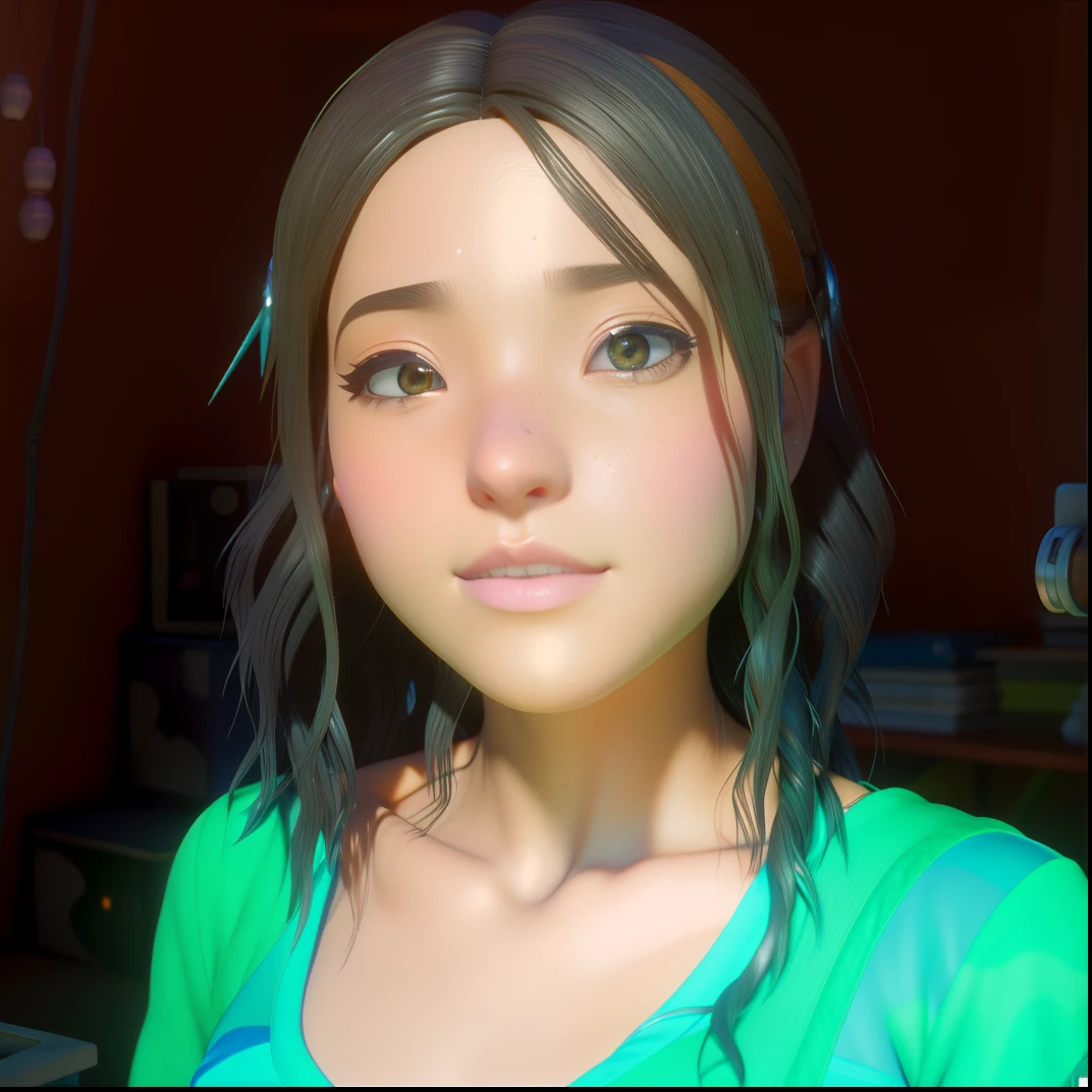 Menina um filme de anime, pixar, Disney filme ainda 8K, maia realista, nice afternoon lighting, renderizado em sfm, looking at sunset, animado ainda, anime estilo 3d, Close-up de corpo inteiro, animated film, animation still, semi-realistic rendering, 3 d render stylized