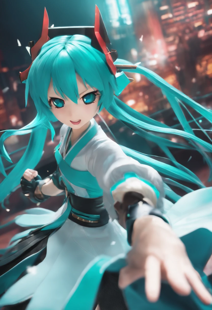 Hatsune Miku Fist Melee Combat