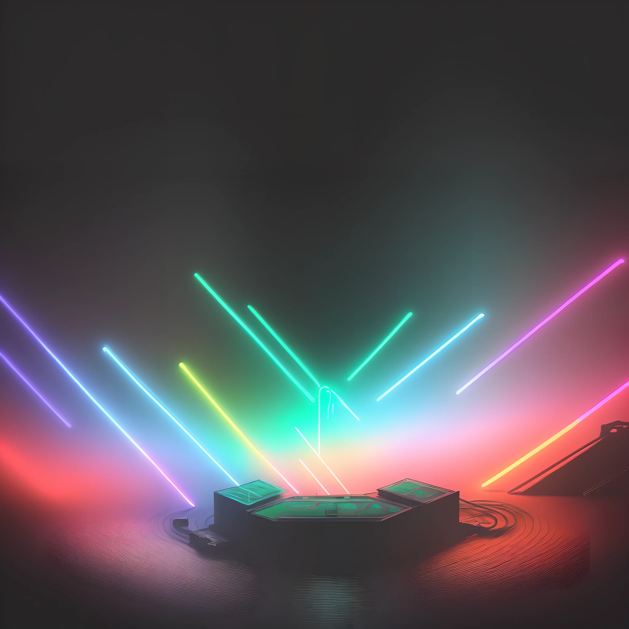 Neon light background HD quality