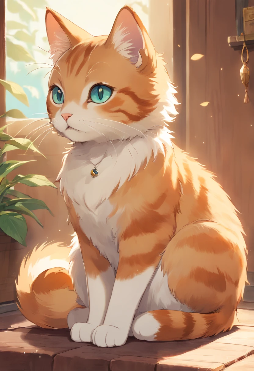 A highly detailed, high resolucion (4k, 8K) A masterpiece prompt with a cute cat as the main character. Cats should be cream-colored and adorable., Detailed features, Including the eyes, Nose, and lips. Prompts should focus on capturing the cat's cuteness and charm, Fluffy fur, Small paws, He twitched his nose. The overall image should have vibrant colors and soft lighting effects to add a cute and energetic vibe.

The prompt must exclude all backgrounds, That is why the cat stands out as the sole focus of the image. Colors should be vibrant and eye-catching.., Create a lively and cheerful atmosphere. The portrait style should be used to emphasize the cat's personality and charm. Images must be realistic and realistic.., Vivid cat depictions.

Add subtle details, Such as a cat's whiskers., Ears like a rabbit, And with expressive eyes that emphasize its cuteness,,. The drawing should have a sense of depth and texture.., All fur strands and beards are rendered very delicately and delicately..

Don't forget to prioritize high image quality and resolution., Create a masterpiece that showcases the adorable charm of a cute cat.