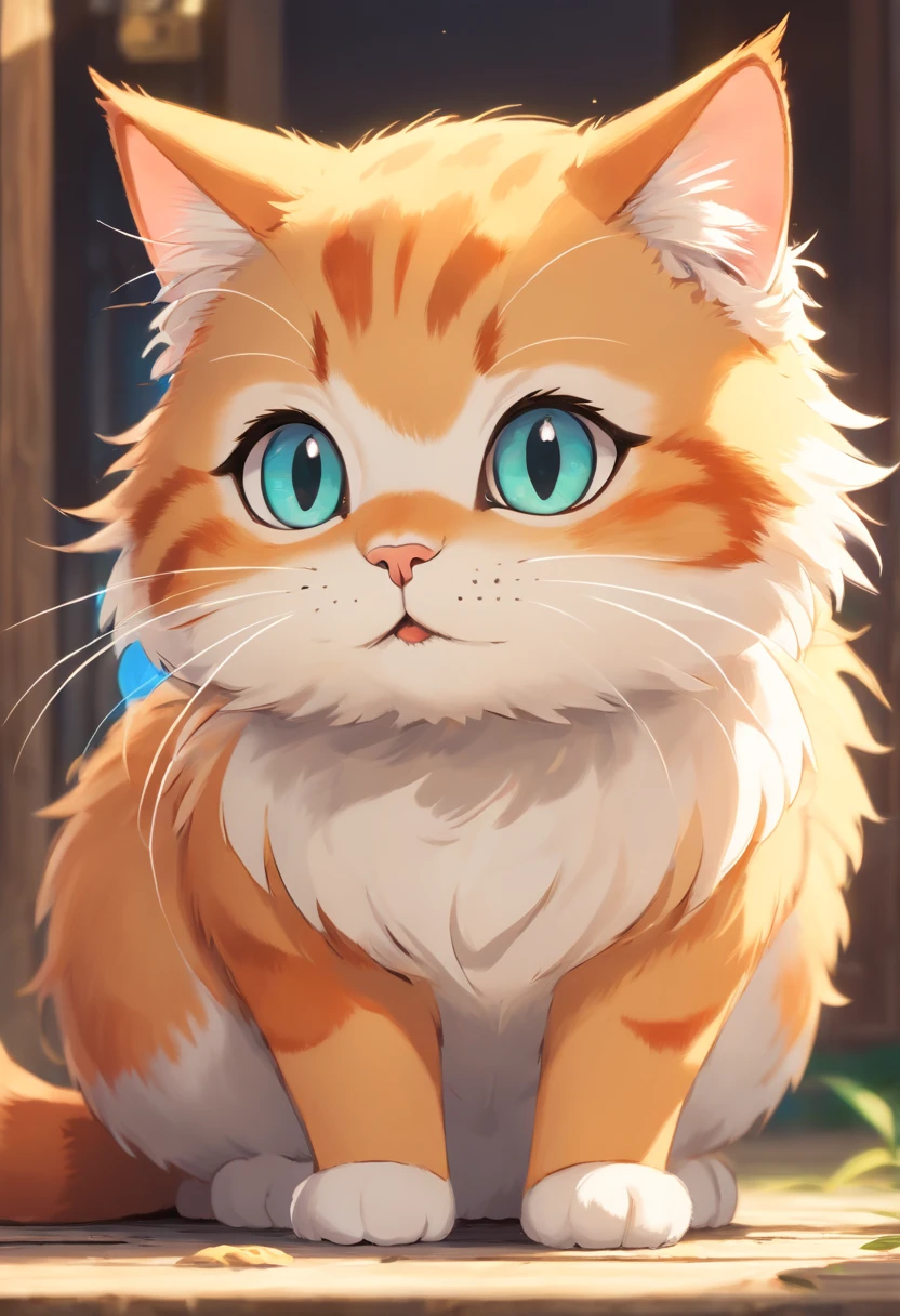 A highly detailed, high resolucion (4k, 8K) A masterpiece prompt with a cute cat as the main character. Cats should be cream-colored and adorable., Detailed features, Including the eyes, Nose, and lips. Prompts should focus on capturing the cat's cuteness and charm, fluffy fur, Small paws, He twitched his nose. The overall image should have vibrant colors and soft lighting effects to add a cute and energetic vibe.

The prompt must exclude all backgrounds, That is why the cat stands out as the sole focus of the image. Colors should be vibrant and eye-catching..., Create a lively and cheerful atmosphere. The portrait style should be used to emphasize the cat's personality and charm. Images must be realistic and realistic..., Vivid cat depictions.

Add subtle details, Such as a cat's whiskers., Ears like a rabbit, And with expressive eyes that emphasize its cuteness,,,. The drawing should have a sense of depth and texture..., All fur strands and beards are rendered very delicately and delicately..

Don't forget to prioritize high image quality and resolution., Create a masterpiece that showcases the adorable charm of a cute cat.