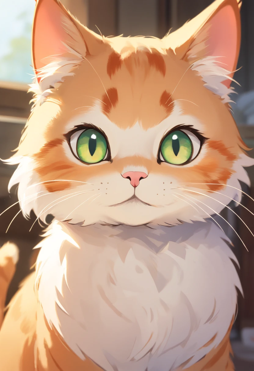 A highly detailed, high resolucion (4k, 8K) A masterpiece prompt with a cute cat as the main character. Cats should be cream-colored and adorable., Detailed features, Including the eyes, Nose, and lips. Prompts should focus on capturing the cat's cuteness and charm, fluffy fur, Small paws, He twitched his nose. The overall image should have vibrant colors and soft lighting effects to add a cute and energetic vibe.

The prompt must exclude all backgrounds, That is why the cat stands out as the sole focus of the image. Colors should be vibrant and eye-catching...., Create a lively and cheerful atmosphere. The portrait style should be used to emphasize the cat's personality and charm. Images must be realistic and realistic...., Vivid cat depictions.

Add subtle details, Such as a cat's whiskers., Ears like a rabbit, And with expressive eyes that emphasize its cuteness,,,,. The drawing should have a sense of depth and texture...., All fur strands and beards are rendered very delicately and delicately..

Don't forget to prioritize high image quality and resolution., Create a masterpiece that showcases the adorable charm of a cute cat.