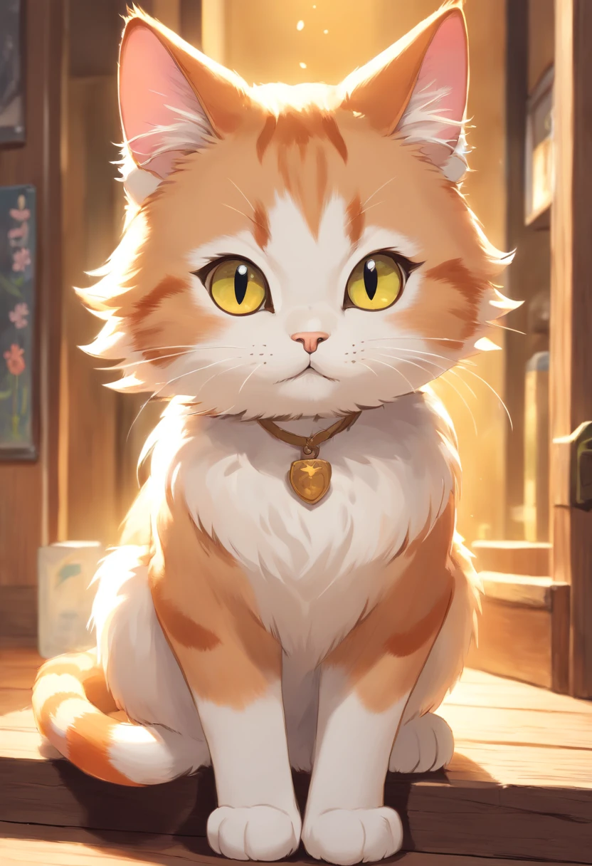 A highly detailed, high resolucion (4k, 8K) A masterpiece prompt with a cute cat as the main character. Cats should be cream-colored and adorable., Detailed features, Including the eyes, Nose, and lips. Prompts should focus on capturing the cat's cuteness and charm, fluffy fur, Small paws, He twitched his nose. The overall image should have vibrant colors and soft lighting effects to add a cute and energetic vibe.

The prompt must exclude all backgrounds, That is why the cat stands out as the sole focus of the image. Colors should be vibrant and eye-catching...., Create a lively and cheerful atmosphere. The portrait style should be used to emphasize the cat's personality and charm. Images must be realistic and realistic...., Vivid cat depictions.

Add subtle details, Such as a cat's whiskers., Ears like a rabbit, And with expressive eyes that emphasize its cuteness,,,,. The drawing should have a sense of depth and texture...., All fur strands and beards are rendered very delicately and delicately..

Don't forget to prioritize high image quality and resolution., Create a masterpiece that showcases the adorable charm of a cute cat.