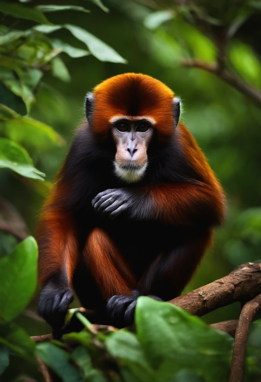 Stick figure monkey