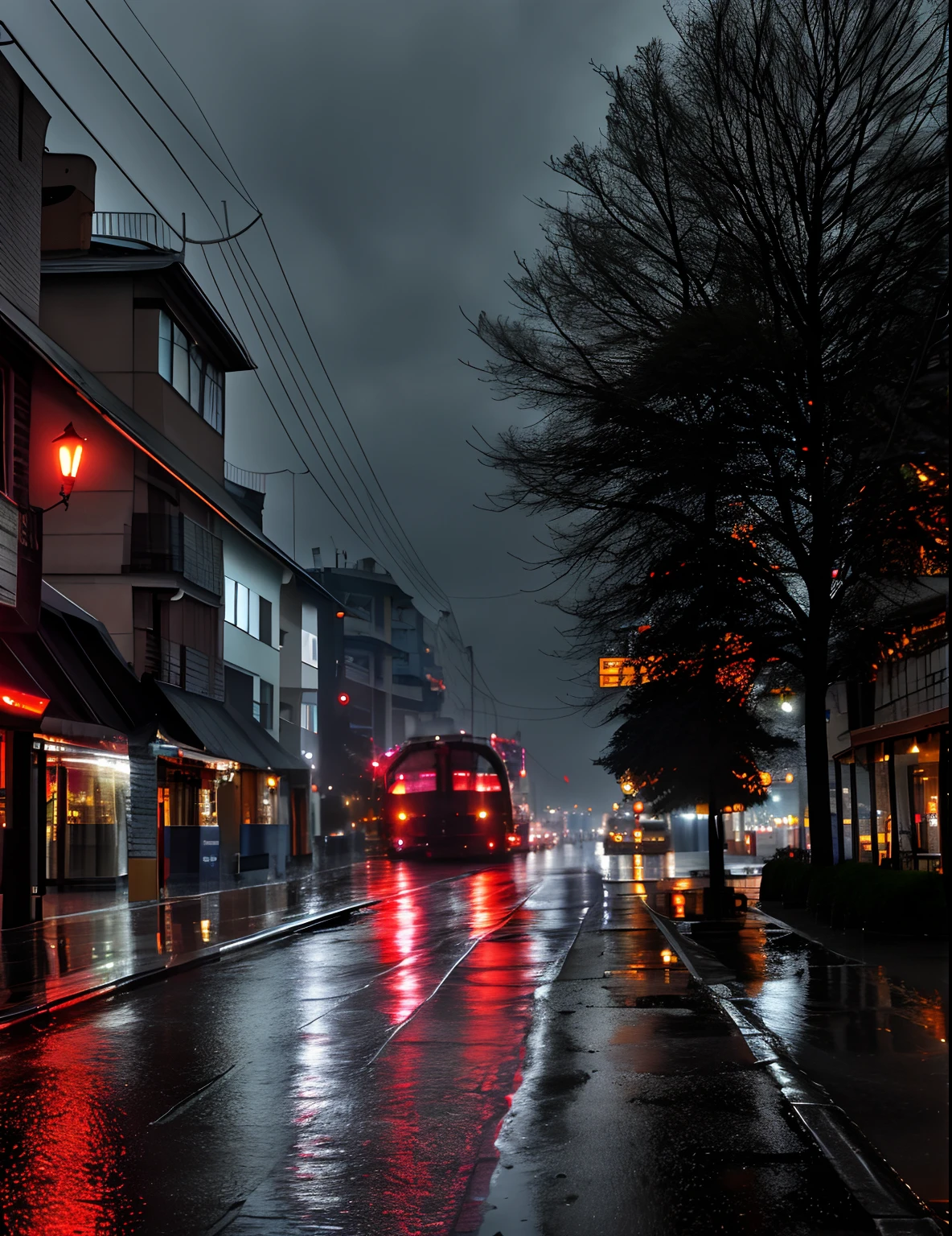 Rainy night