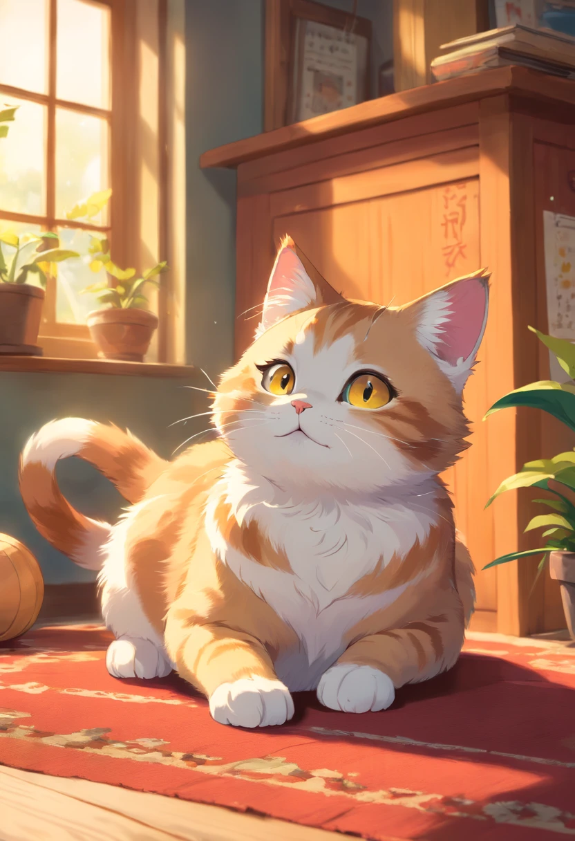 A highly detailed, high resolucion (4k, 8K) A masterpiece prompt with a cute cat as the main character. Cats should be cream-colored and adorable., Detailed features, Including the eyes, Nose, and lips. Prompts should focus on capturing the cat's cuteness and charm, fluffy fur, Small paws, He twitched his nose. The overall image should have vibrant colors and soft lighting effects to add a cute and energetic vibe.

The prompt must exclude all backgrounds, That is why the cat stands out as the sole focus of the image. Colors should be vibrant and eye-catching....., Create a lively and cheerful atmosphere. The portrait style should be used to emphasize the cat's personality and charm. Images must be realistic and realistic....., Vivid cat depictions.

Add subtle details, Such as a cat's whiskers., Ears like a rabbit, And with expressive eyes that emphasize its cuteness,,,,,. The drawing should have a sense of depth and texture....., All fur strands and beards are rendered very delicately and delicately..

Don't forget to prioritize high image quality and resolution., Create a masterpiece that showcases the adorable charm of a cute cat.