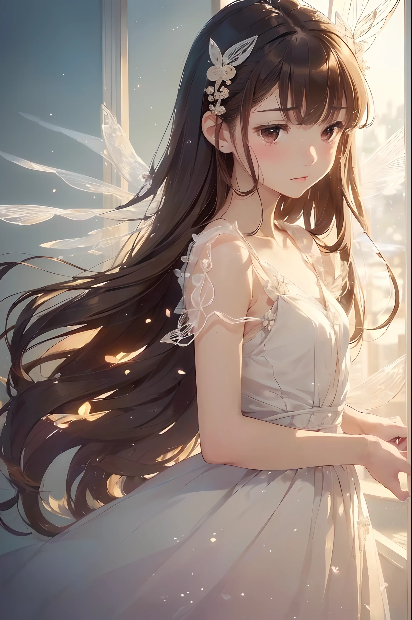 Sae-no-Kano Kano, ((Megumi Kato)), beautiful brown hair, detailed brown eyes, 1girl, mini-skirted sailor outfit, background, pachinko parlor, pachinko stand, ((masterpiece)), ((top quality)), ((ultra-detailed)), ((illustration)), ((delicate light)), ((very delicate and beautiful)), (((very delicate and beautiful)), (((very delicate and beautiful)),(((very delicate and beautiful)),((very delicate and beautiful)),(((very delicate and beautiful))), ((very delicate and beautiful)), ((very delicate and beautiful)), ((very delicate and beautiful)), ((very delicate and beautiful)), ((very delicate and beautiful)) Very delicate and beautiful),((Very delicate and beautiful)),((Very delicate and beautiful)),((Very delicate and beautiful)),((Very delicate and beautiful))