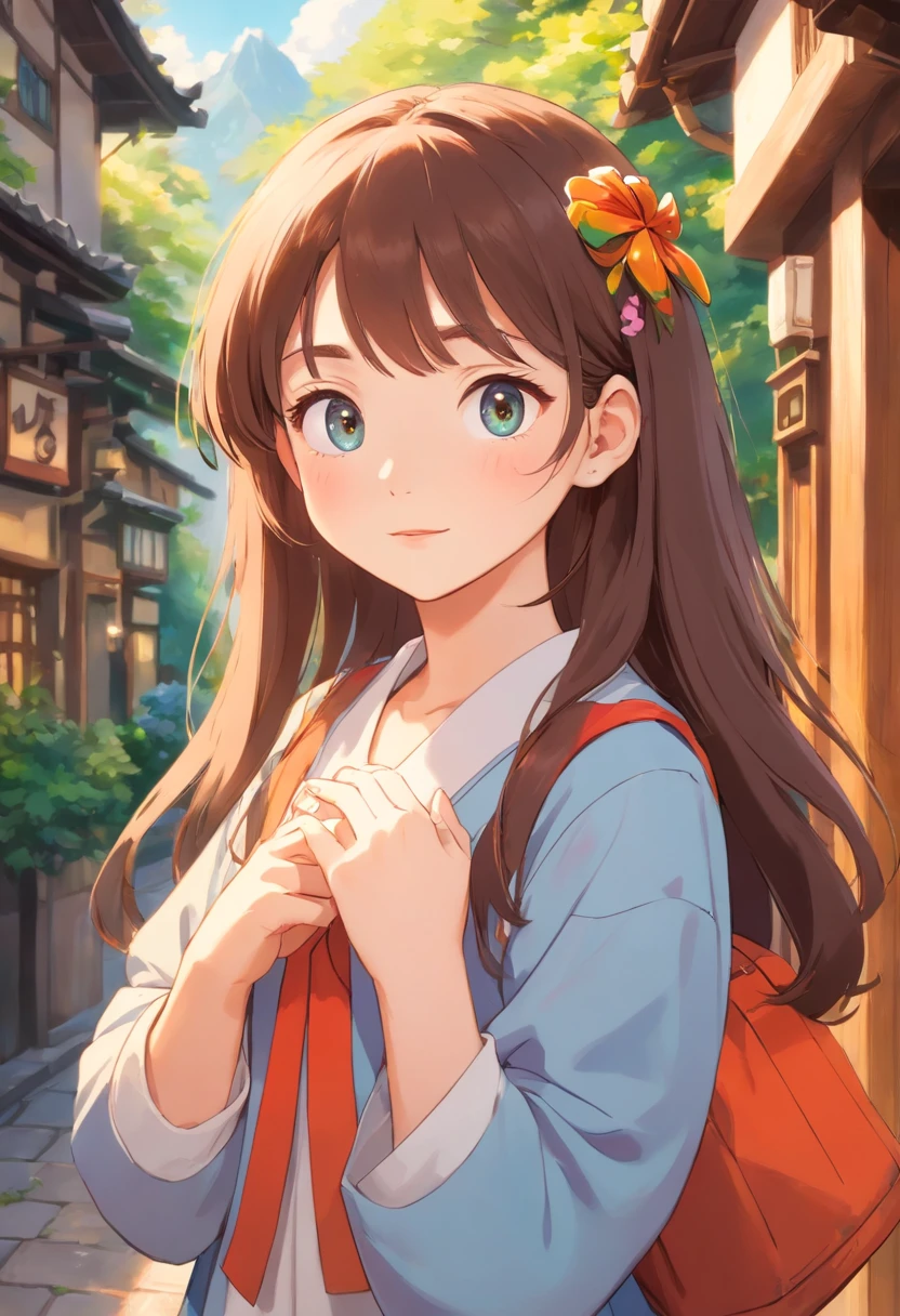 A highly detailed, high resolucion (4k, 8K) A masterpiece prompt with a pretty girl as the protagonist. Girl has long brunette hair, No accessories, Modern attire, It should be adorable., Detailed features, Including the eyes, Nose, and lips. The prompt should focus on capturing the cuteness and charm of the girl, The overall image should have vibrant colors and soft lighting effects to add a cute and energetic vibe.
The prompt must exclude all backgrounds, That is why the girl stands out as the sole focus of the image. Colors should be vibrant and eye-catching..., Create a lively and cheerful atmosphere. The portrait style should be used to emphasize the girl's personality and charm. Images must be realistic and realistic..., Vivid Girl Description.
Don't forget to prioritize high image quality and resolution., Create a masterpiece that showcases the adorable charm of a girl.