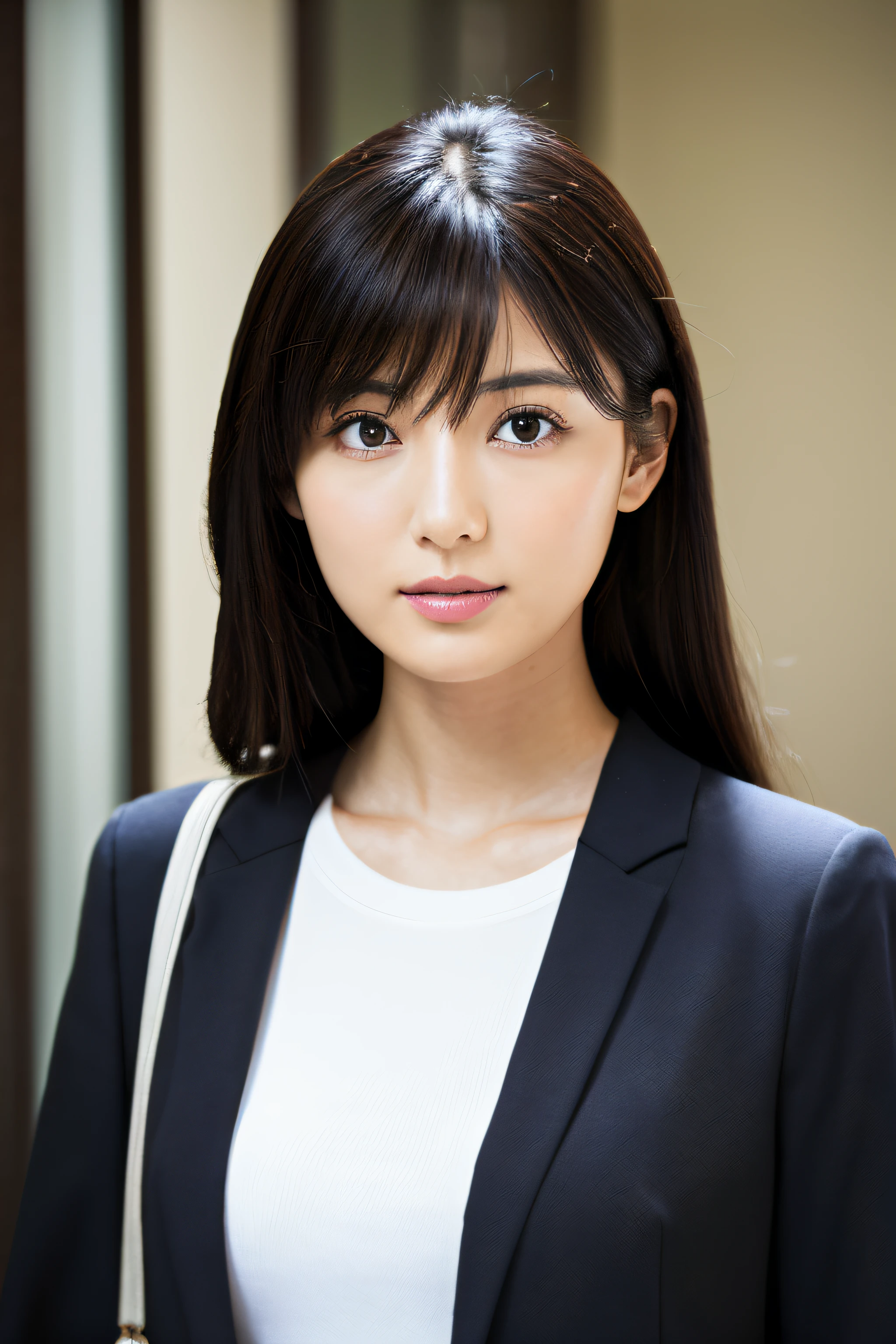 A woman who resembles AV model Yu Kawakami