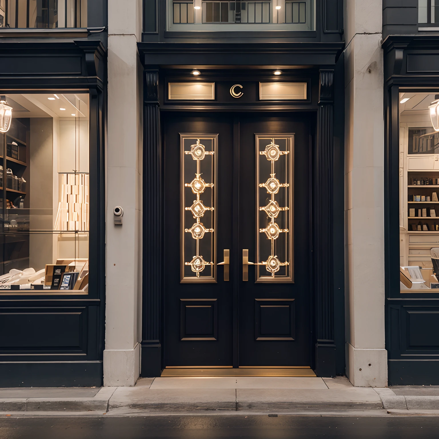 lighting store facade design