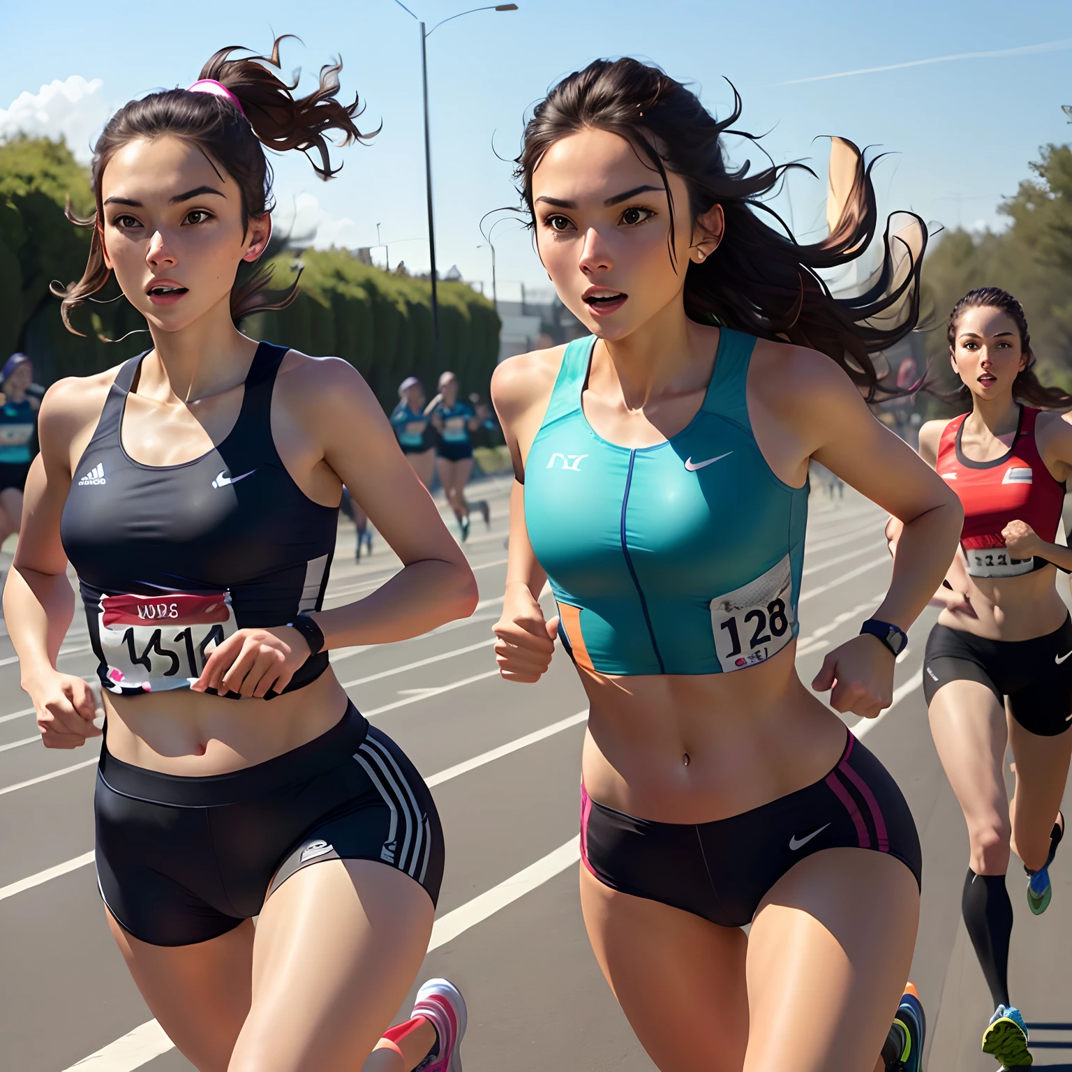 Women in Their 20s running