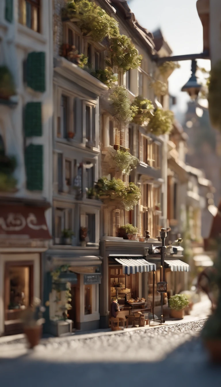 Miniature,Super cute clay world, Isometric view of the city ,cute clay freeze frame animation,City view, 城市,People ,the street,Road,tiltshift, Excellent lighting, volume, landscape, hospitals,dentist,With giant teeth as a background,brush,white backgrounid,。.3D,Super detail,16K,Pixel neat