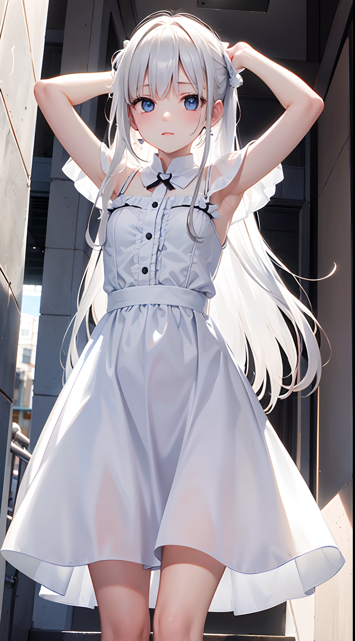 White dress girl,suicide