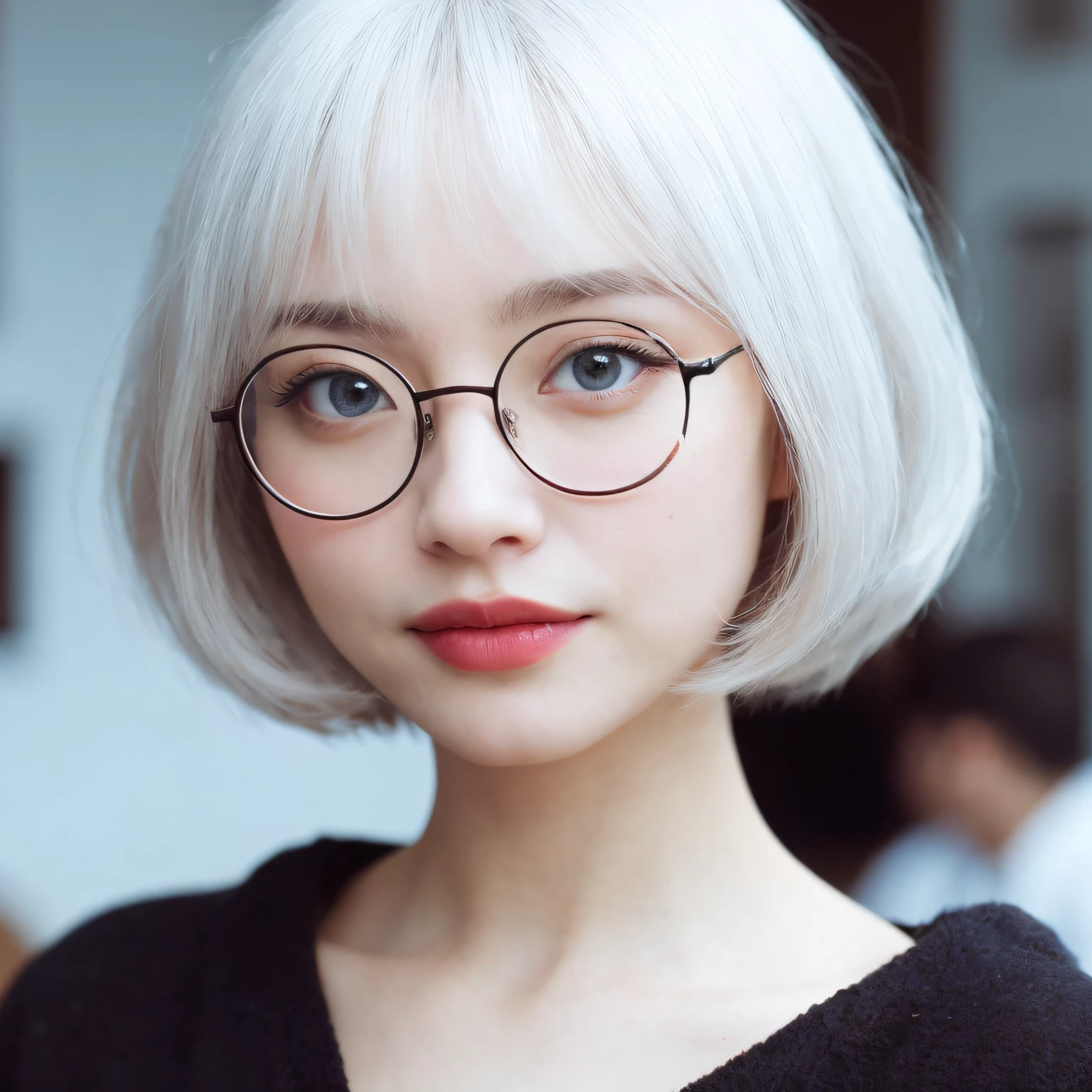 without glasses