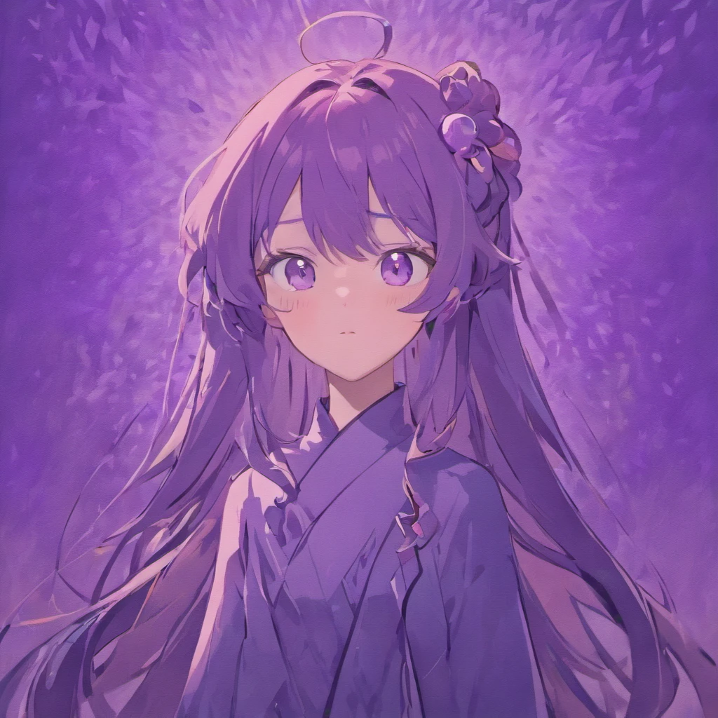 (Purple background:1.4),(Silhouette of a girl's head, Eyes closed, colorfull long hair, Oriental elements),(Japanese illustration:1.3,paper art:1.3, Quilted paper art:1.2),( reasonable design, Clear lines, High sharpness,Best quality, Very detailed, Masterpiece, movie light effect, 4K )