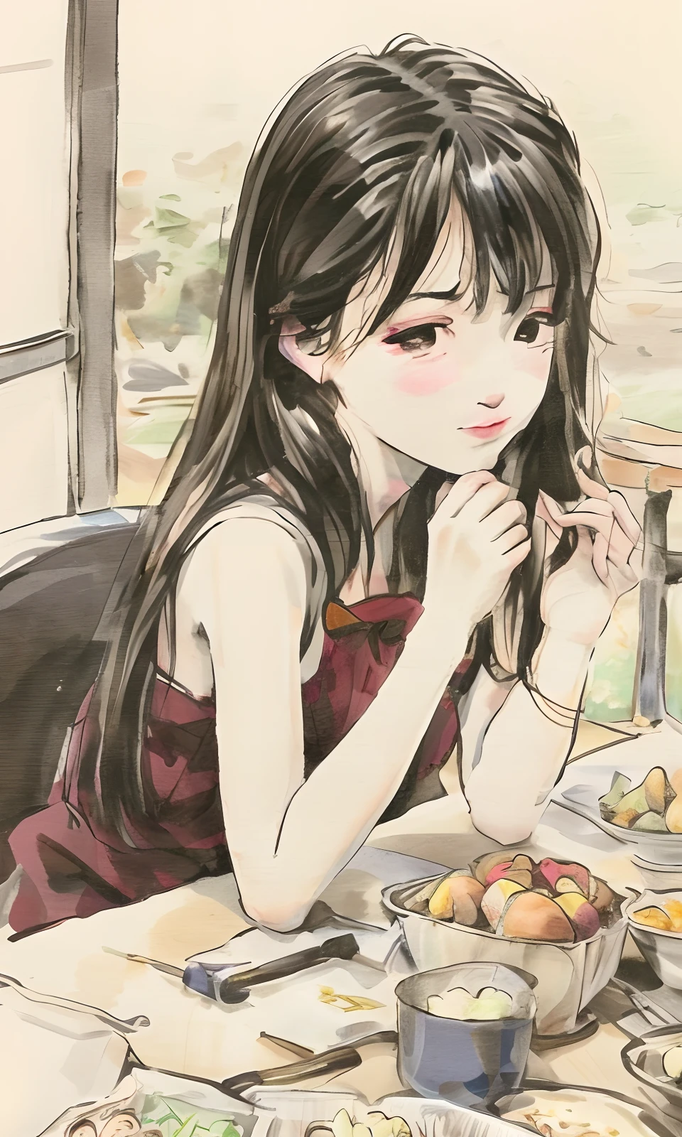 friend Dining happiness