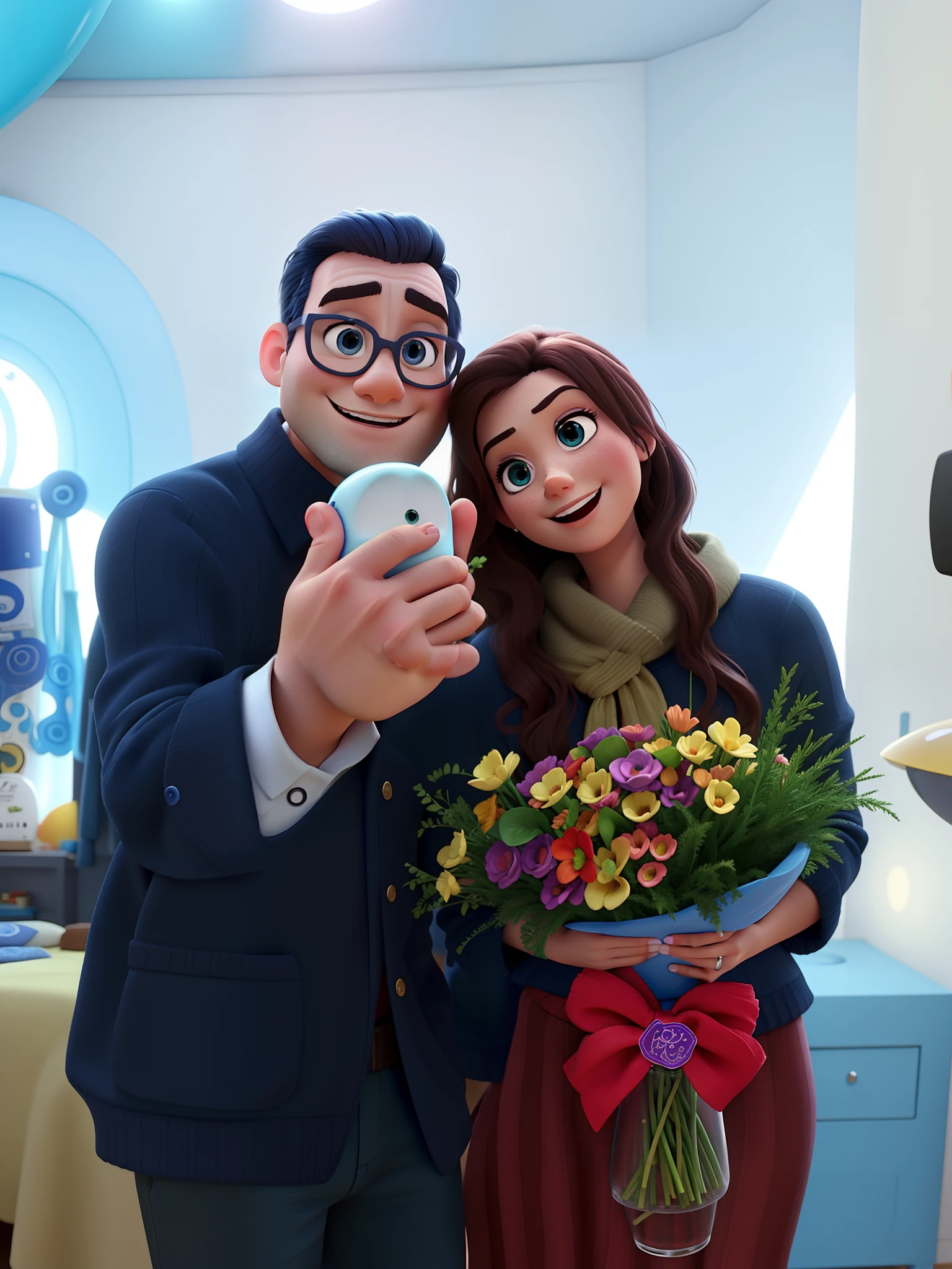 Estilo pixar.