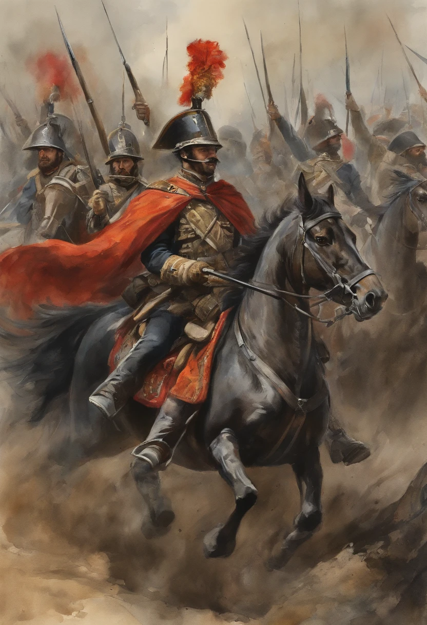 Images of Valah Vovod Vlad the Empaler in battle with Turcks