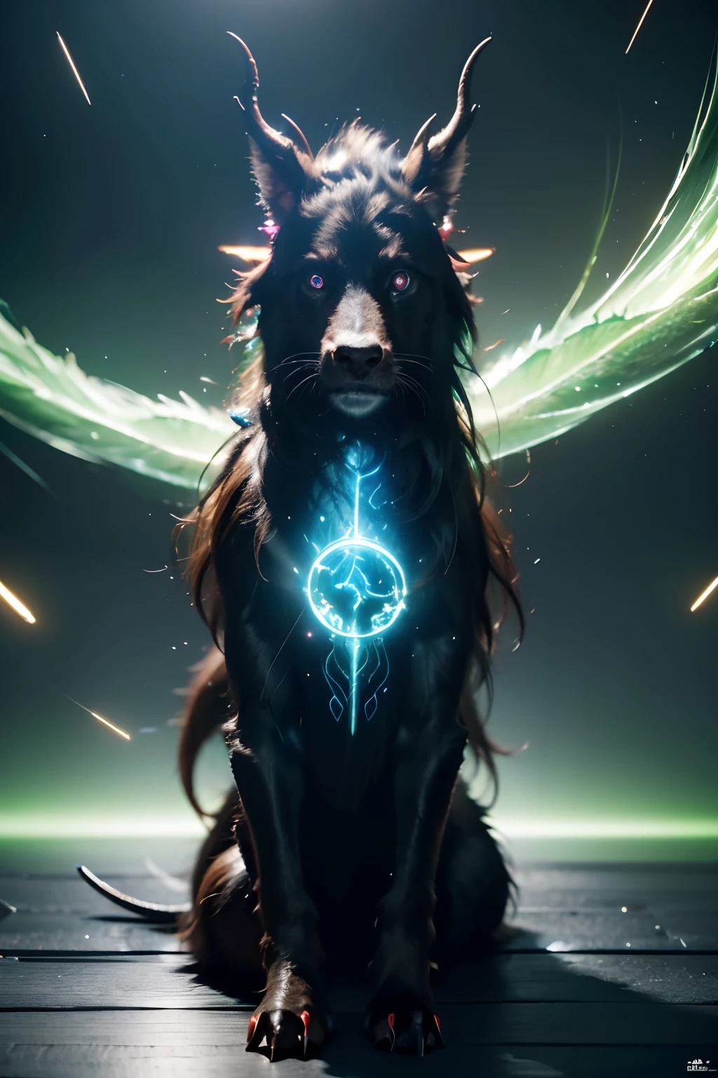 Forest Black Tech Zelda Animal Science Fiction Wormhole Cosmic Dragon,8k,Cinematic footage,hyper HD,rich details,Hyper-realistic restoration of realism
