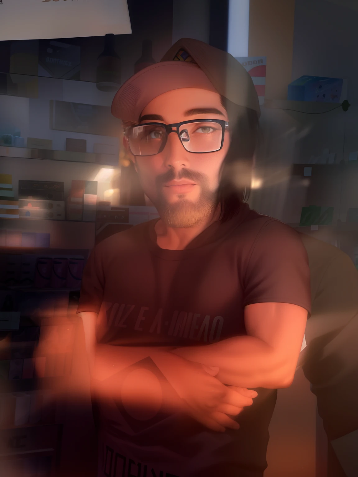 there is a man standing in a store with a yellow shirt, ronaldo nazario fenomeno, ronaldo nazario, david rios ferreira, caio santos, by Nándor Katona, icaro carvalho, edon guraziu, edu souza, ronaldo fenomeno, dan dos santos, mateus 9 5, ástor alexander