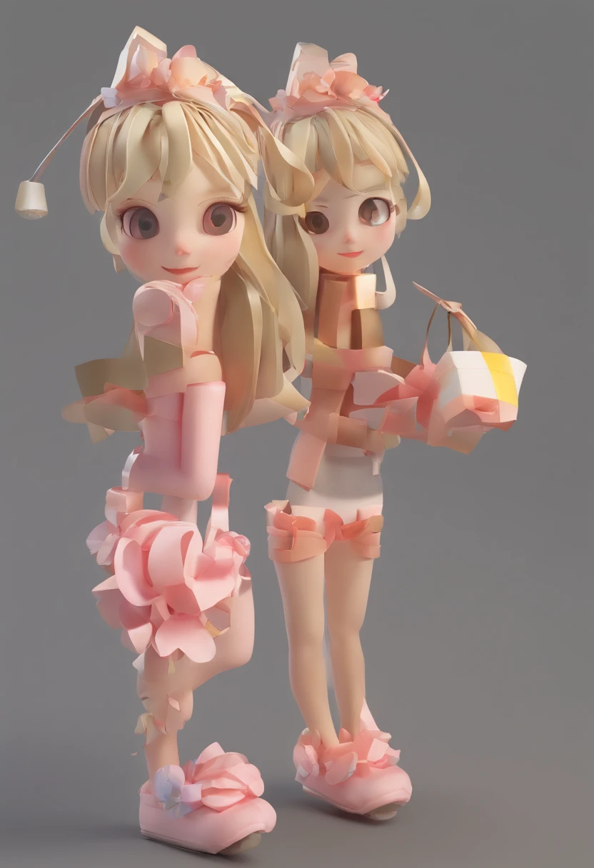best quality, master part, fotorrealista, extremamente detalhado CG unidade 8k papel de parede, Chibi,1girl, Elsa,sozinho, cheio_corpo, sorrir, Olhando_em_visualizador, ao ar livre,