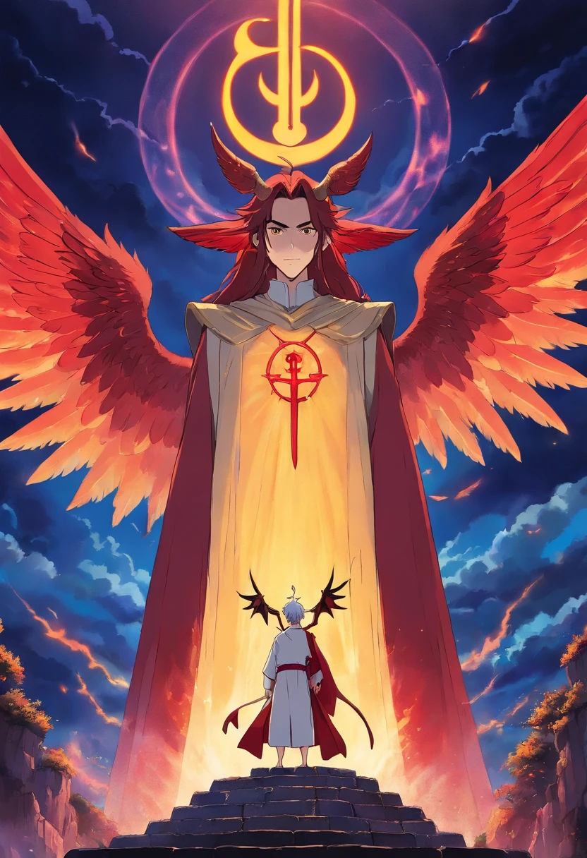 Archangel Lucifer and the Devil Satan